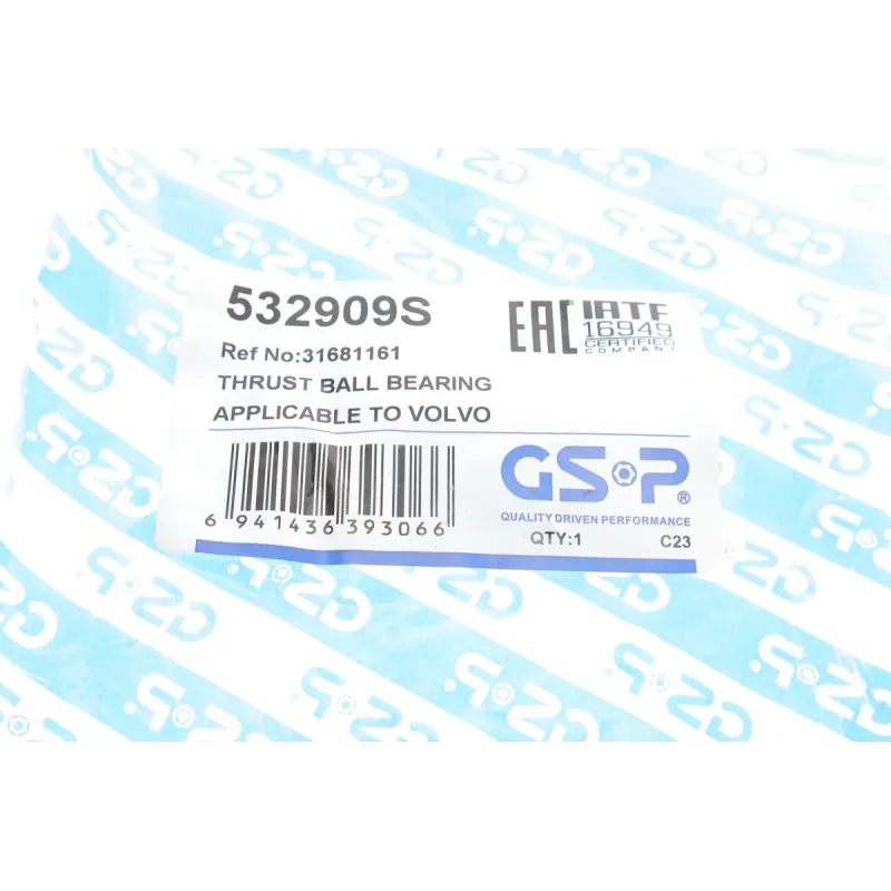 Підшипник амортизатора опорний GSP 532909S передній правий для Volvo S60, S80, V70