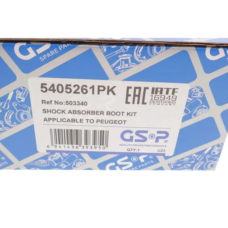 Пильник + відбійник амортизатора передній GSP 5405261PK для Peugeot 406/605 1989-2004