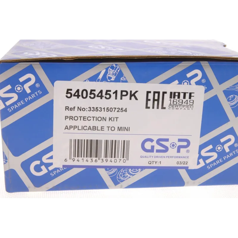 Пильник + відбійник амортизатора задній GSP 5405451PK для Mini Cooper R50, R53 2001-2006