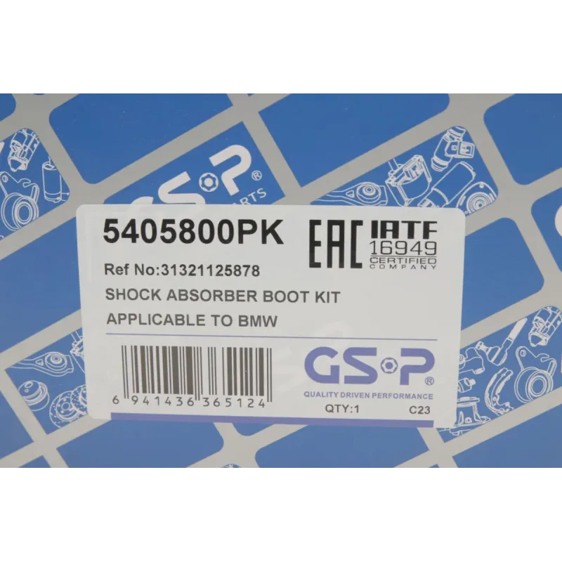 Пильник + відбійник амортизатора (заднього) BMW X5 (E53) 3.0/4.4i 00-06 (к-кт 2 шт.) M54/M57/M62/N62