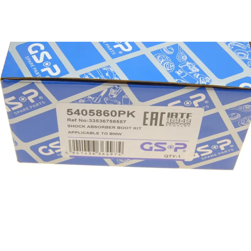 Пильник + відбійник амортизатора задній GSP 5405860PK для BMW 5 E60/7 E65 2003-2010 (комплект 2 шт.)