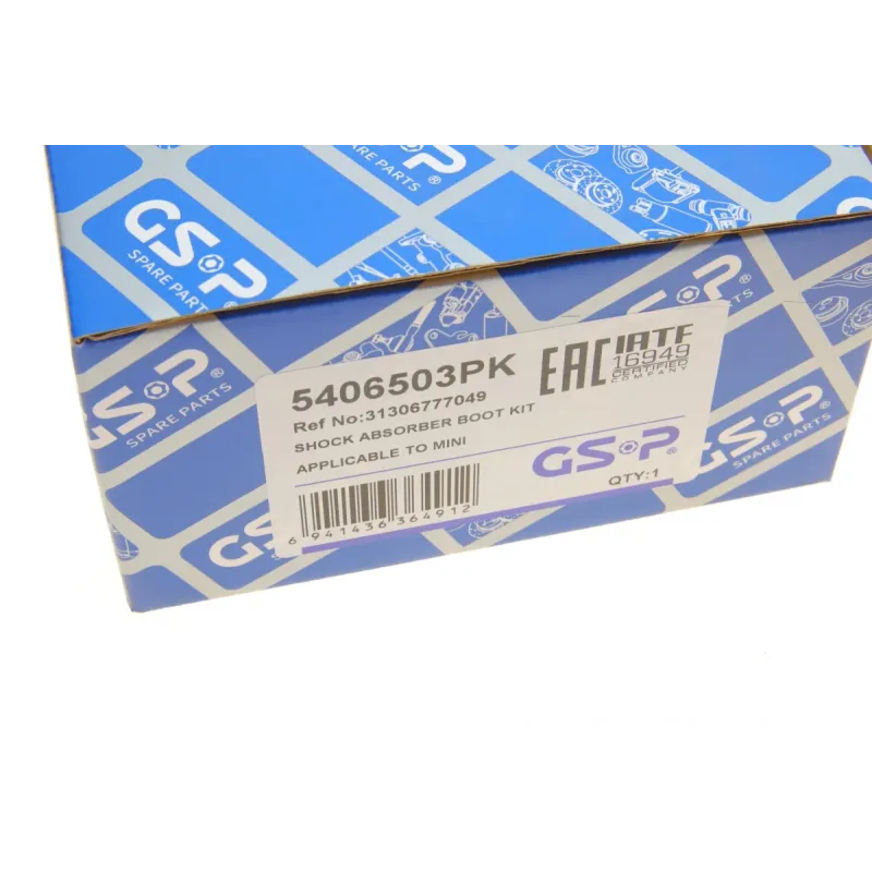 Пильник + відбійник амортизатора передній GSP 5406503PK для Mini Cooper S R56/R55/R59 2006-2015