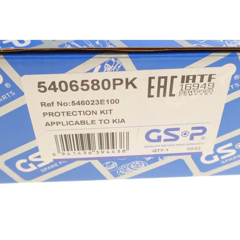 Пильник + відбійник амортизатора передній GSP 5406580PK для Kia Sorento I (JC) 2002-2011
