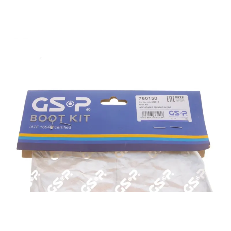 Пильник ШРКШ внутрішній GSP 760150 для VW Golf IV, Skoda Fabia I 1997-2008 (69x23x112 мм)