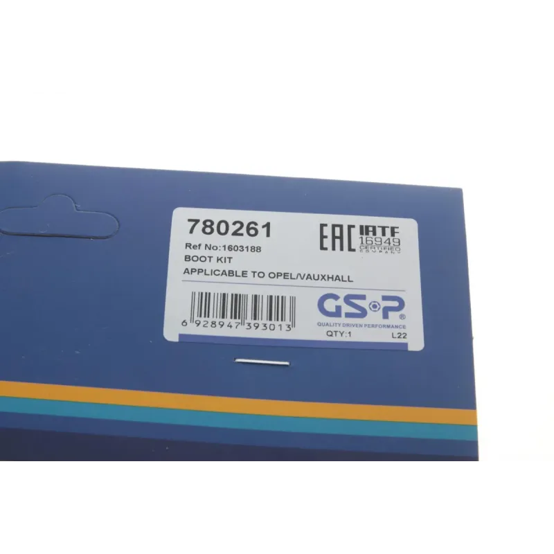 Пильник ШРКШ зовнішній GSP 780261 для Opel Astra G 1.4-1.7TD 1998-2009 (21.7x77x100 мм)