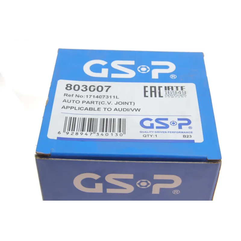 ШРКШ зовнішній GSP 803007 для Audi 80, VW Passat B2, Skoda Octavia 1 1998-2007 (22x30x130 мм)