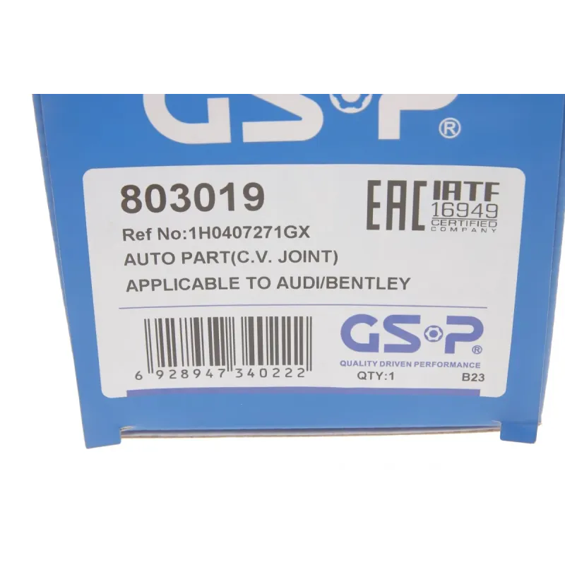 ШРКШ зовнішній GSP 803019 для Audi A4 B5, VW Passat B5 1996-2001 (38x27x98x45T +ABS)