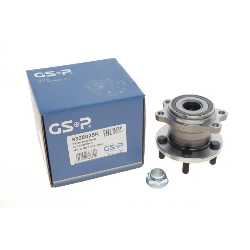 Підшипник маточини задній GSP 9325025K для Subaru Legacy IV (BL, BP) 2003-2009, 124 мм