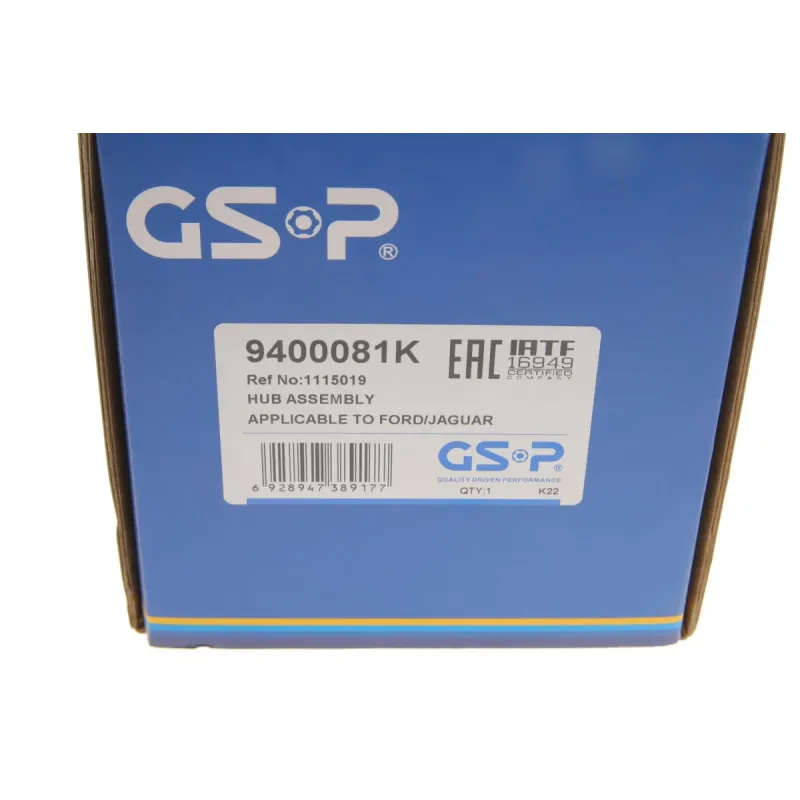 Підшипник маточини задній GSP 9400081K для Ford Mondeo III, Jaguar X-Type з ABS
