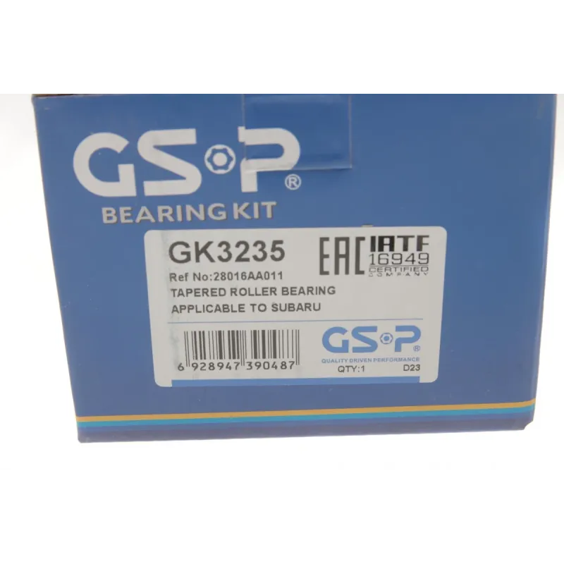 Підшипник маточини передній GSP GK3235 для Subaru Forester, Impreza, Legacy (42x72x38 мм)