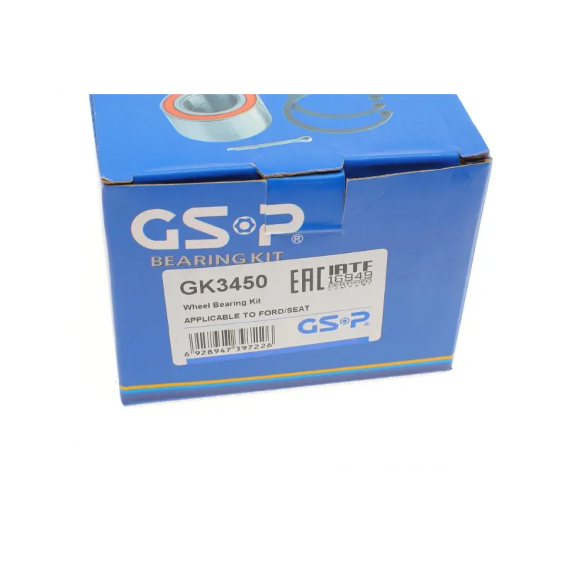 Підшипник маточини задній GSP GK3450 для VW Sharan, Ford Galaxy 43x80x38 мм