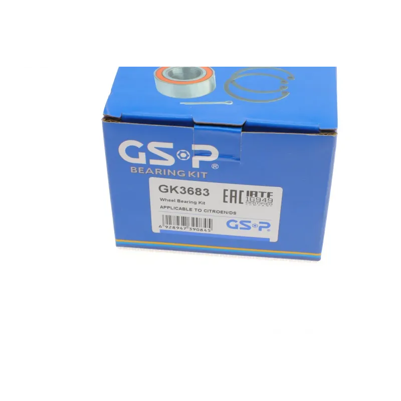 Підшипник маточини передній GSP GK3683 для Citroen C4/C5, Peugeot 407/607 (+ABS) 45x83x44 мм