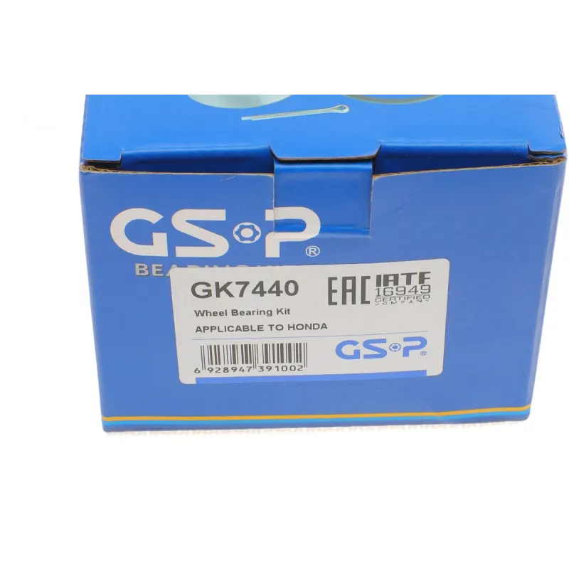 Підшипник маточини передній GSP GK7440 для Honda CR-V 1.6-2.2 i-DTEC 4WD 2007-, 91x44x51 мм, з датчиком ABS