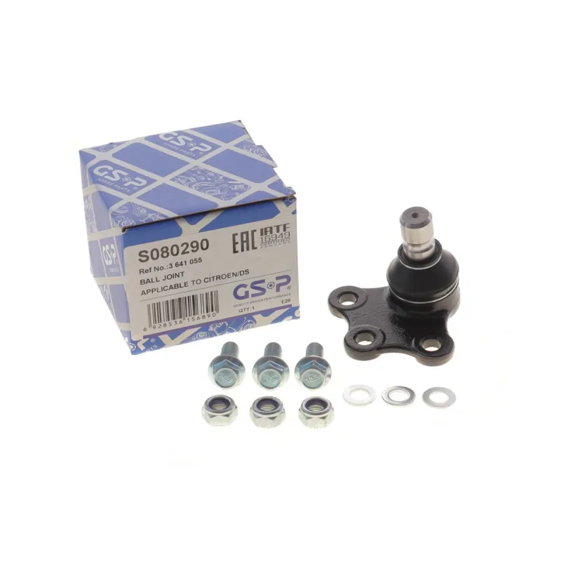 Опора кульова (передня/знизу) Citroen C3 09-/C4 14-/C-Elysse/Peugeot 208/301/2008 12- (d=18mm)