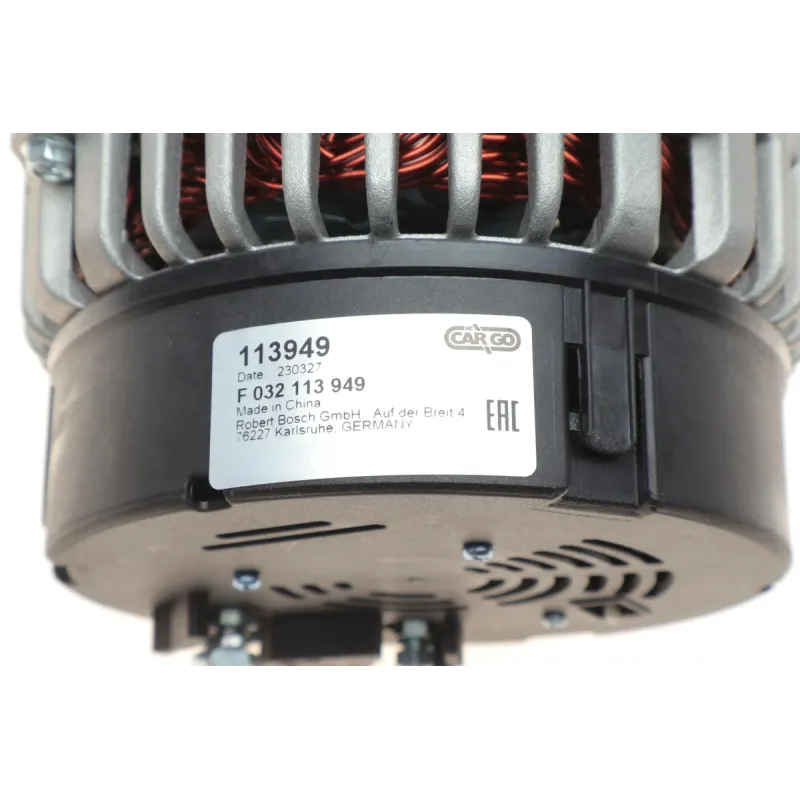 Генератор HC-CARGO F 032 113 949 для Mercedes-Benz Atego 1998-2004, Renault Megane 2005-2009 (14V/150A)