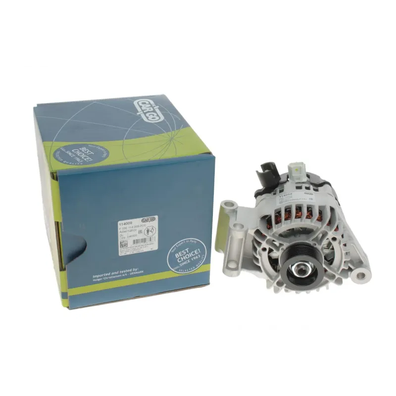 Генератор HC-CARGO F 032 114 009 для Ford Focus 1.4/1.6 1998-2012 (14V/105A, Ø 48мм, 6 канавок)