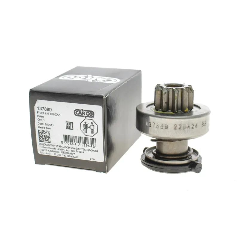 Бендикс стартера HC-CARGO F 032 137 889 для Opel Astra/Vectra/Zafira 2.0/2.2 CDTI 1996-2015 (z=10, Ø27.8мм)
