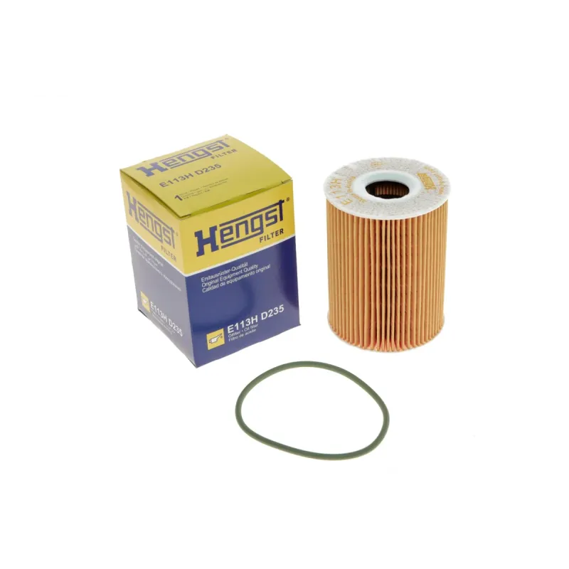 Фільтр масляний HENGST FILTER E113H D235 для Porsche 911 (991, 992, 997) 3.0-4.8 л 2008-2023, 83x30x108 мм