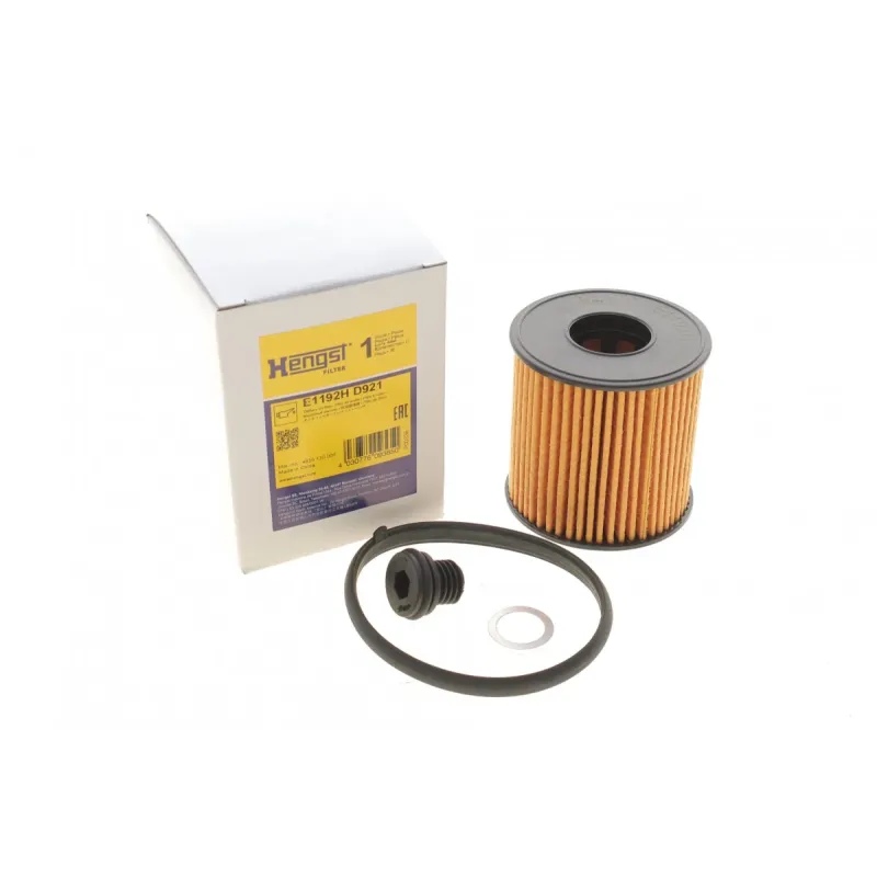 Фільтр масляний HENGST FILTER E1192H D921 для Hyundai Sonata VIII 2.0 CVVL 2020-, 65x64x26 мм