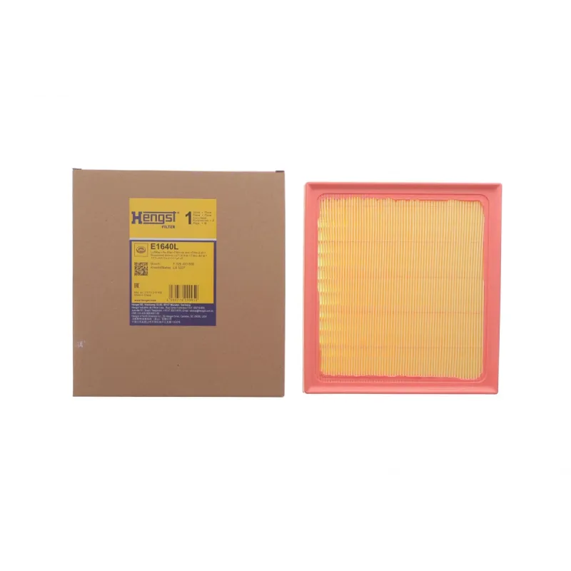 Фільтр повітряний HENGST FILTER E1640L для Toyota Camry, RAV 4, Lexus ES 2.0-3.5 (2017-), зовнішній діаметр 244 мм