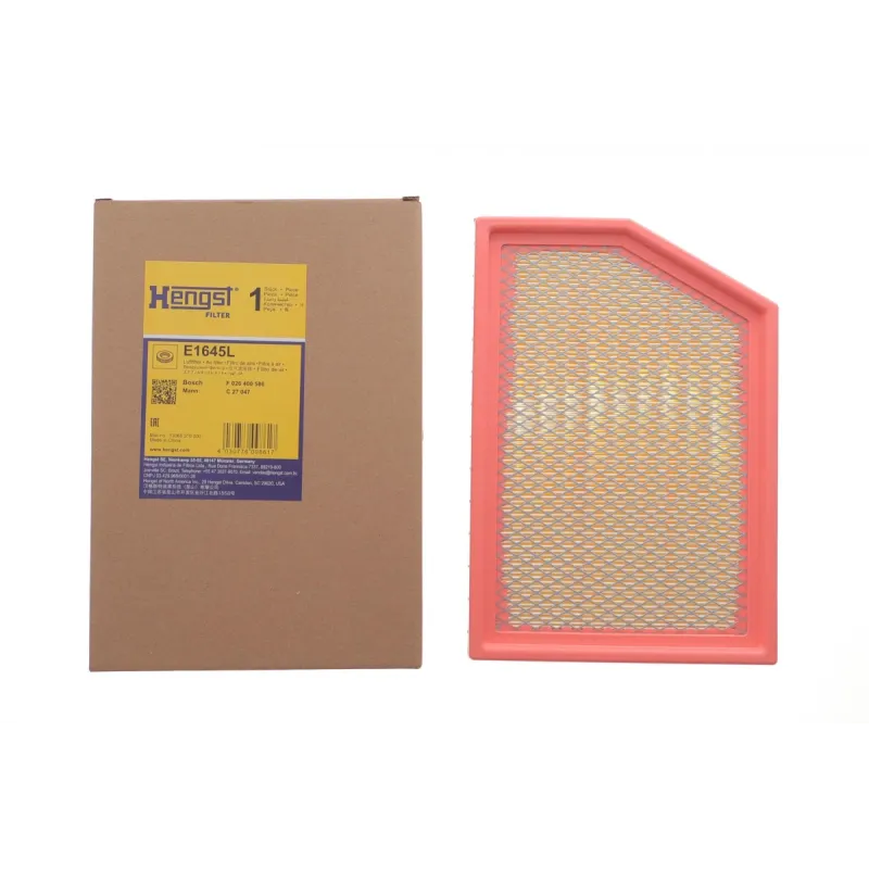Фільтр повітряний HENGST FILTER E1645L для Jeep Cherokee KL 2.0CRD/2.2 Multijet/2.4/3.2 V6 2013-
