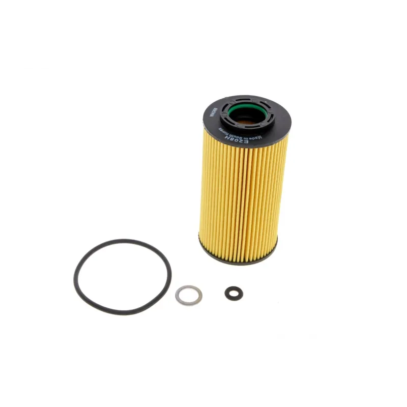Фільтр масляний HENGST FILTER E208H D224 для Hyundai Accent/i30/Elantra 1.1-1.6CRDi 2005-2012, 60x122x25 мм