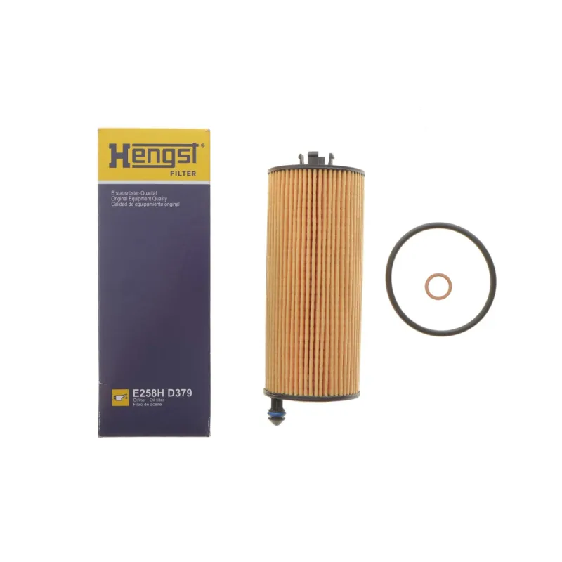 Фільтр масляний HENGST FILTER E258H D379 для BMW 3 (G20) M3/M3 Competition, X3 (G01) M/M Competition, 56x154x20/21 мм