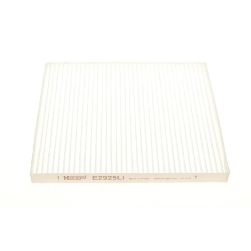 Фільтр салону HENGST FILTER E2925LI для Hyundai Accent, i40, Tucson, Kia Sportage, Cerato, 224x201x17 мм