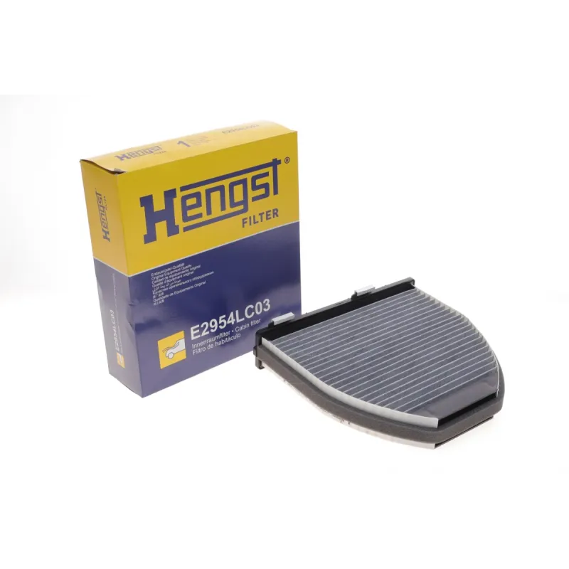 Фільтр салону HENGST FILTER E2954LC03 вугільний для Mercedes-Benz E-class W212/S212 2011-2017, 262x282x58 мм