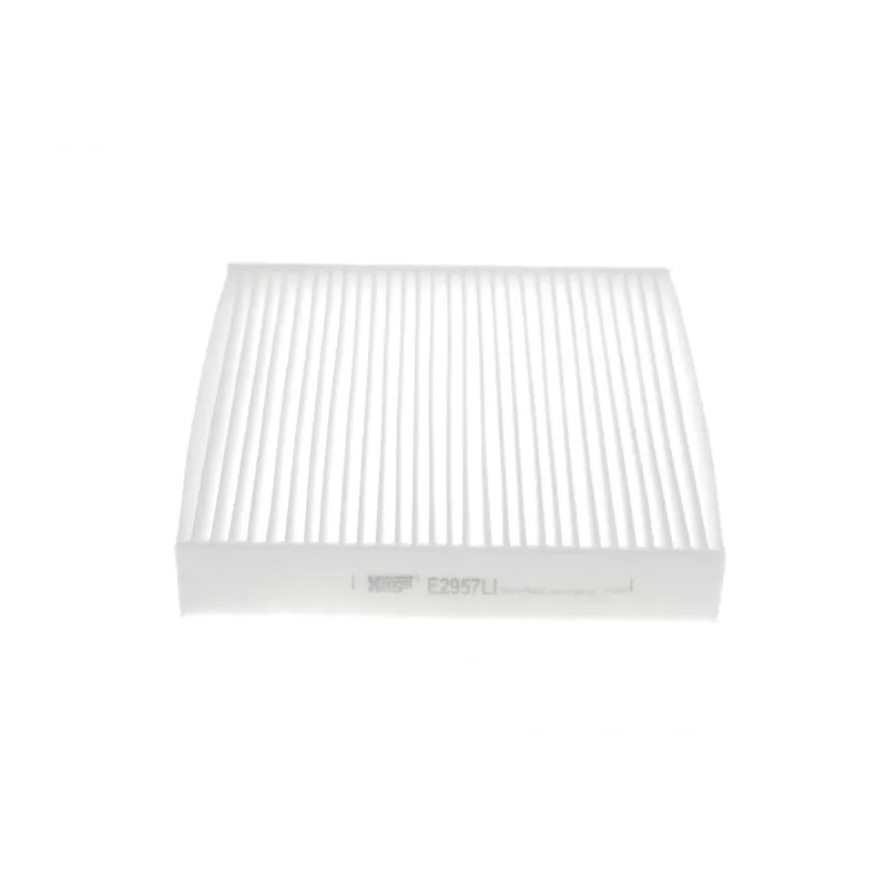 Фільтр салону HENGST FILTER E2957LI для Fiat Sedici, Suzuki SX4, Swift, Toyota Duna, Daihatsu Terios, 186x180x30 мм