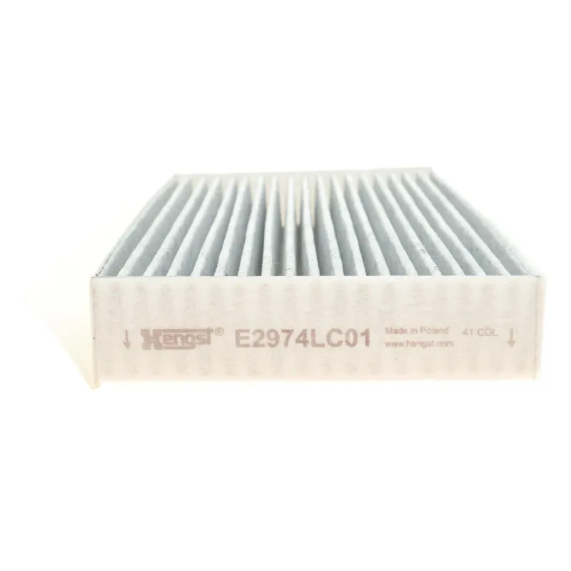 Фільтр салону вугільний HENGST FILTER E2974LC01 для Renault Megane III, Fluence 2008-, 260x148x36 мм