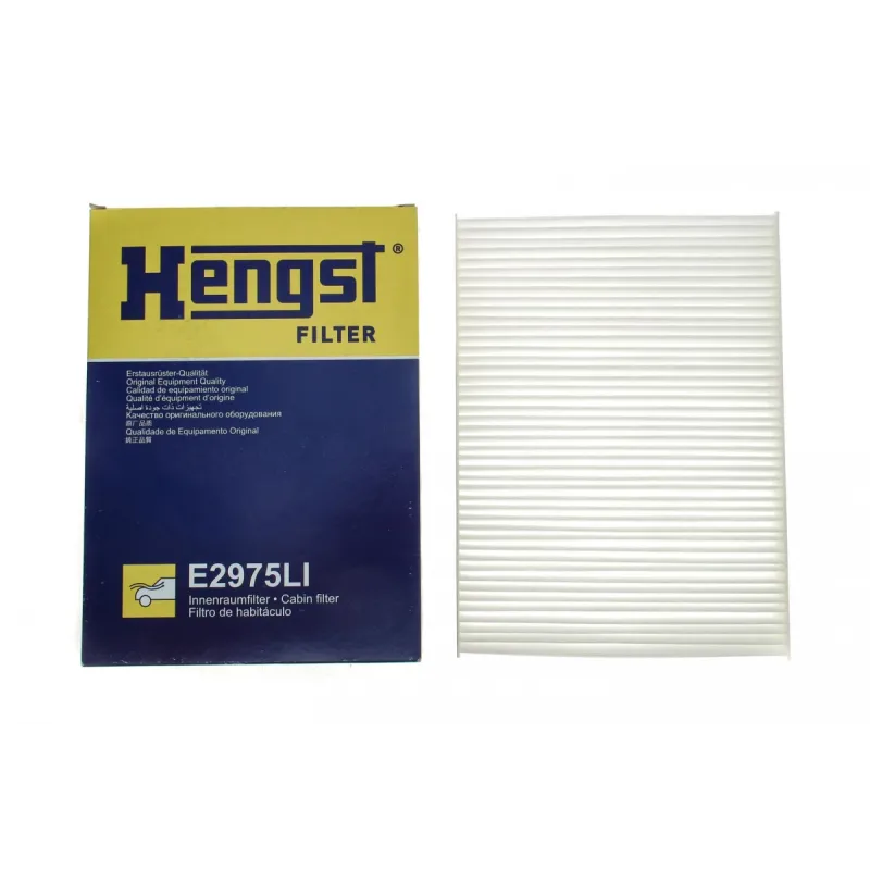 Фільтр салону HENGST FILTER E2975LI для Renault Scenic, Opel Vivaro, Fiat Talento, Nissan NV300