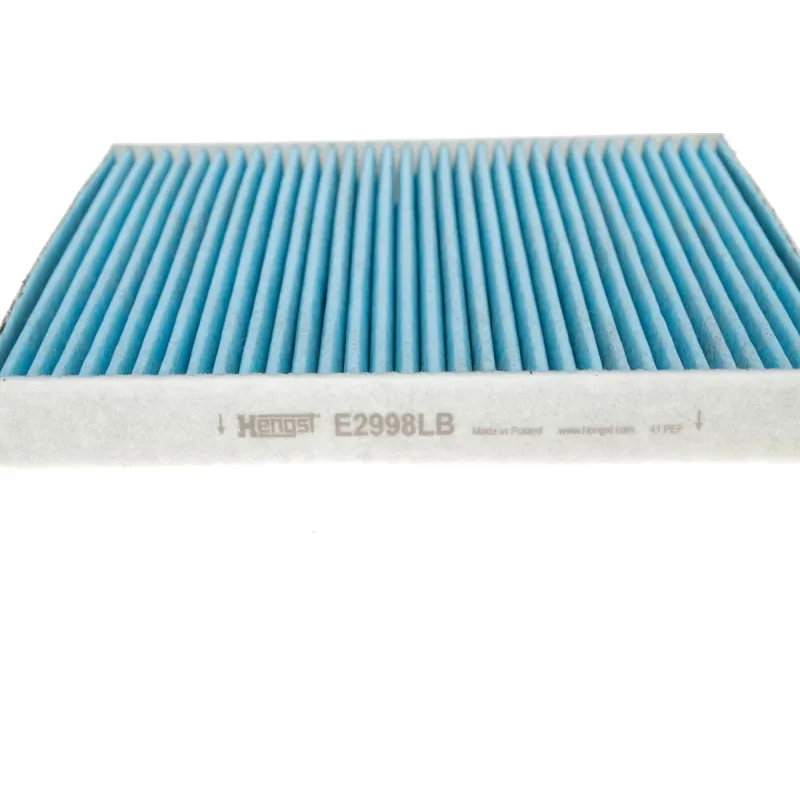 Фільтр салону HENGST FILTER E2998LB вугільний для VW Golf/Passat, Audi A3, Skoda Octavia, 253x235x30 мм