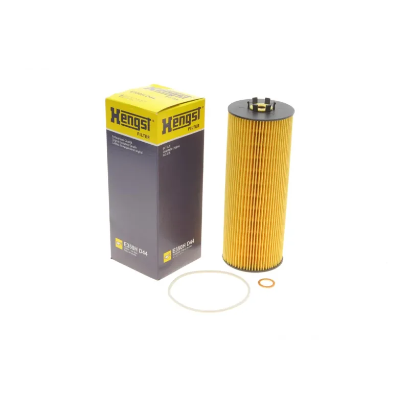 Фільтр масляний HENGST FILTER E350H D44 для Audi A4/A6, VW Passat 2.5 TDI 1997-2005, 73x196x32x11 мм
