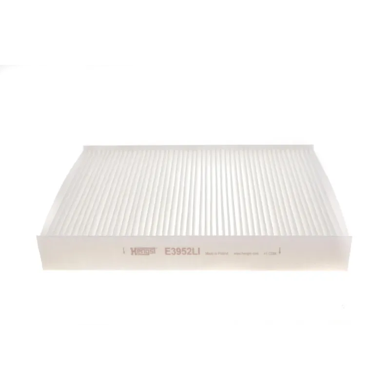 Фільтр салону HENGST FILTER E3952LI для Renault Megane/Scenic/Kadjar 15-/Kangoo/Mercedes-Benz Citan/T-class (W420) 21-/Nissan Qashqai 14-, 250x180x34 мм
