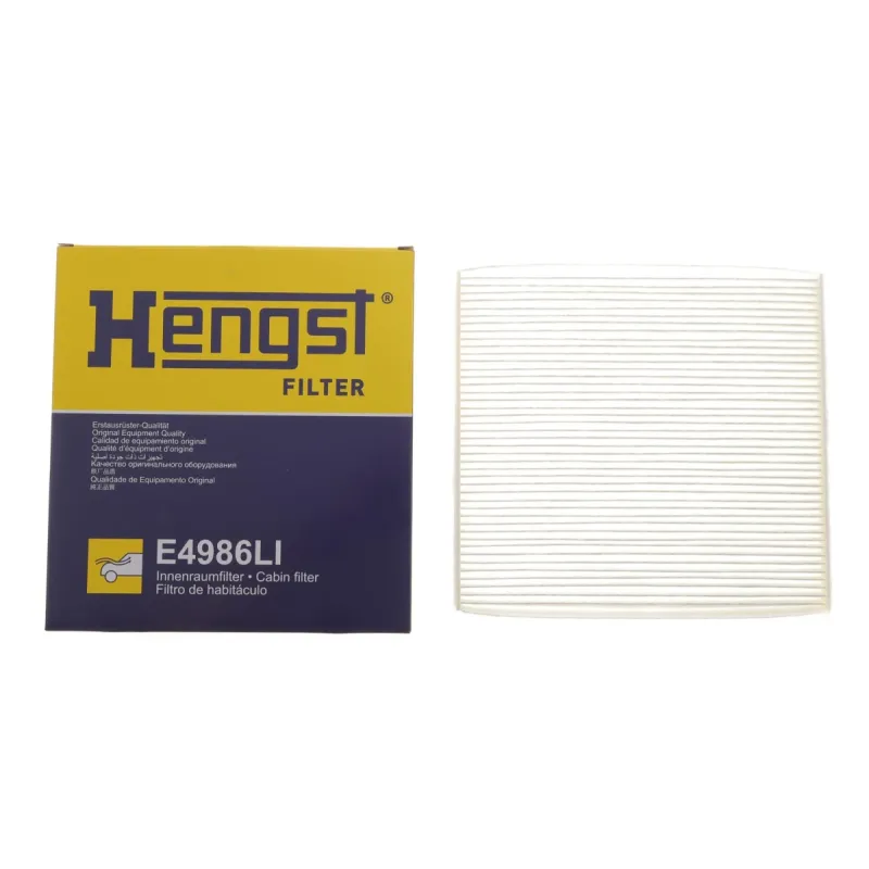 Фільтр салону HENGST FILTER E4986LI для Jeep Cherokee KL 2013- 220x240x20 мм