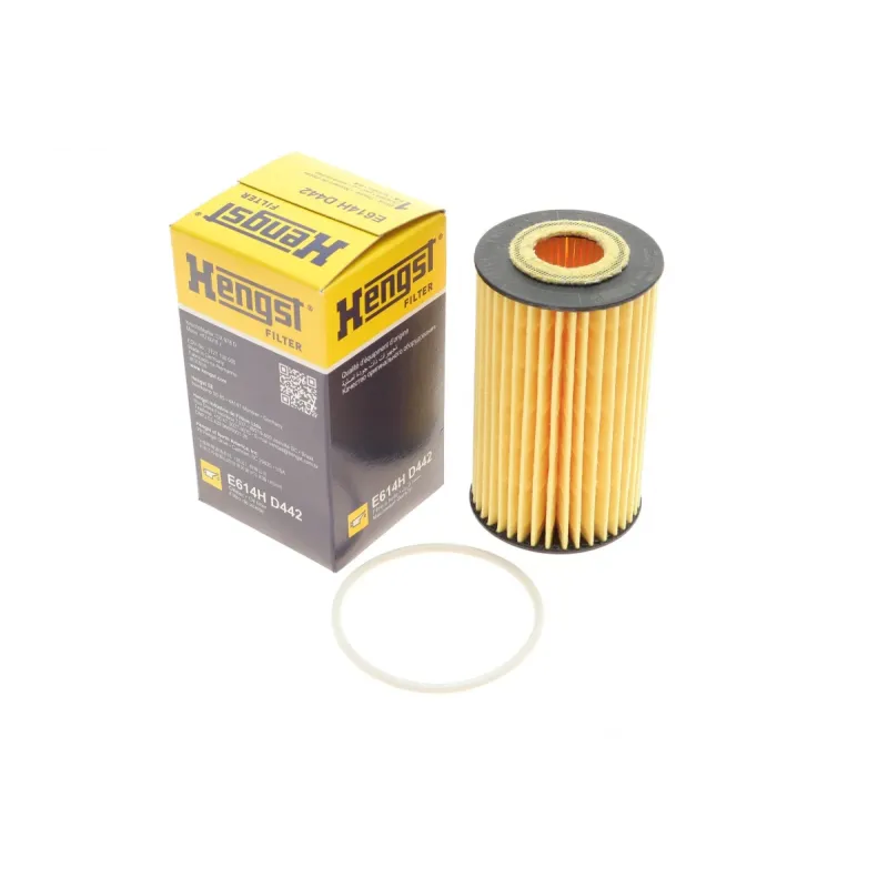 Фільтр масляний HENGST FILTER E614H D442 для Opel Astra J/Insignia 1.6 SIDI 2012- 57x21x23 мм