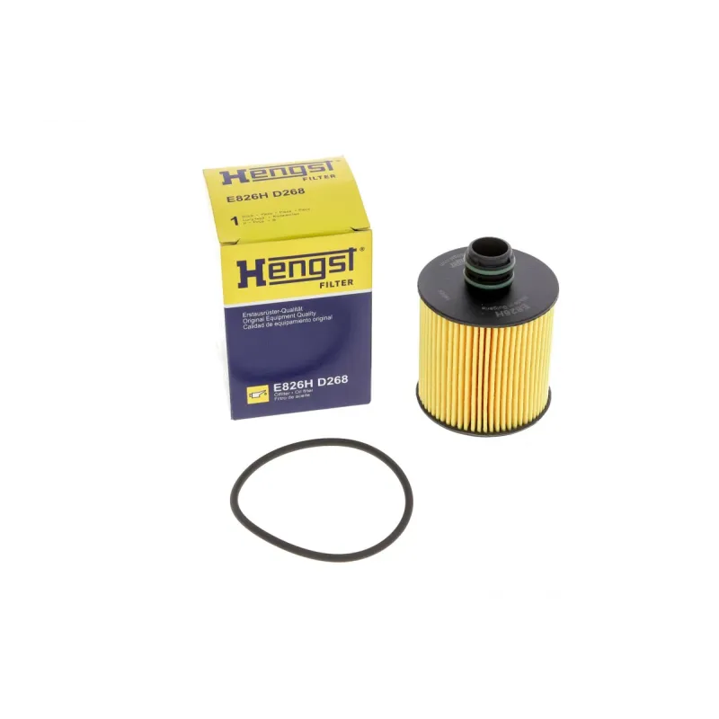 Фільтр масляний HENGST FILTER E826H D268 для Fiat Doblo, Ducato, Jeep Cherokee 1.6-2.0 JTD