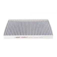 Фільтр салону HENGST FILTER E900LC вугільний для VW Golf IV, Skoda Octavia, Audi A3 1992-2010, 279x206x25 мм