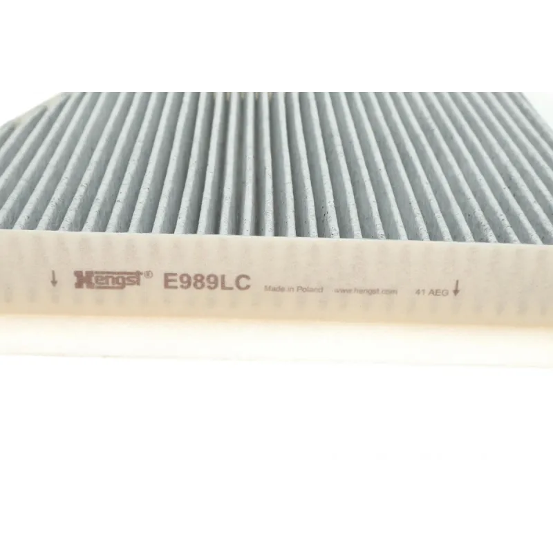 Фільтр салону HENGST FILTER E989LC вугільний для Mercedes-Benz E-Class W211 2002-2008, 311x254x35 мм