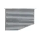 Фільтр салону HENGST FILTER E998LB антибактеріальний для Volkswagen Caddy 1.9TDI 2003-, 288x213x58 мм