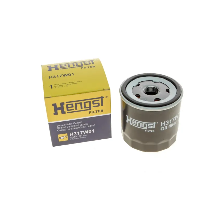 Фільтр масляний HENGST FILTER H317W01 для Volkswagen Golf VII/Caddy IV 1.0-1.6 TSI, 76x63x79 мм