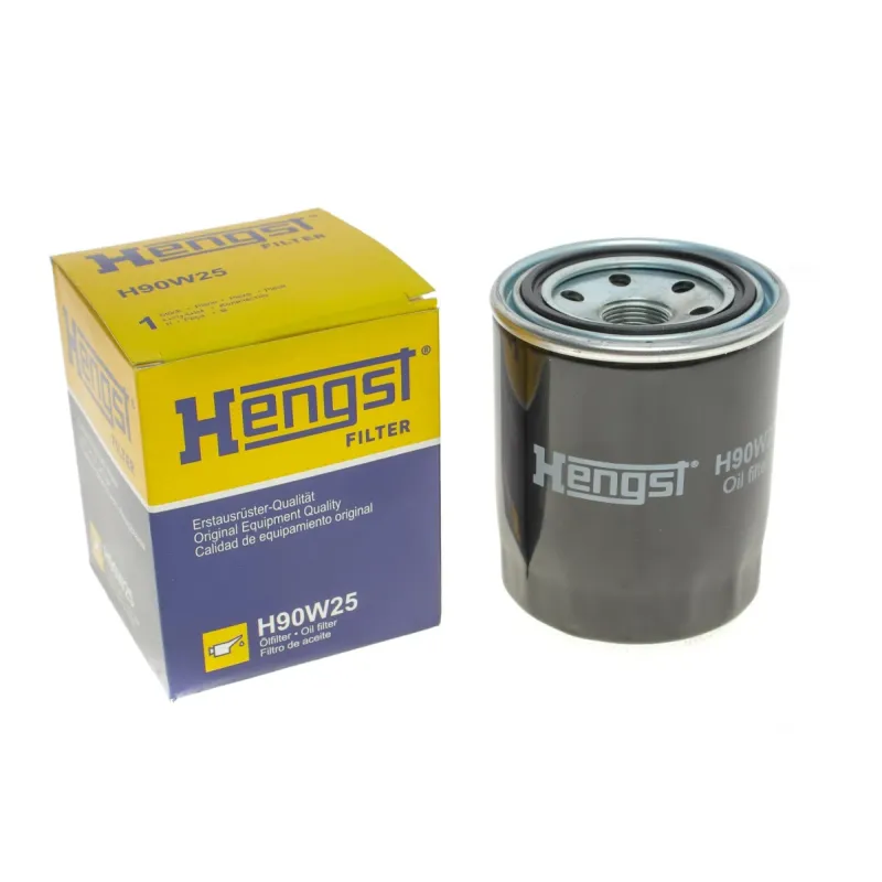 Фільтр масляний HENGST FILTER H90W25 для Honda Pilot 3.5, Subaru Outback 2.0D, Opel Kadett E 1.5 TD, M20x1.5