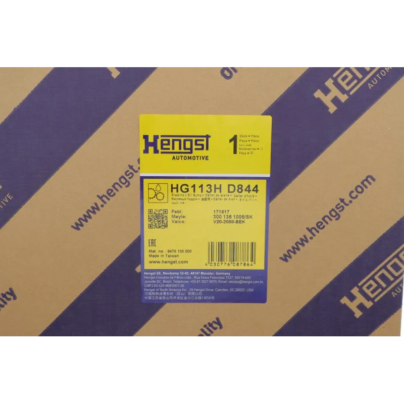 Фільтр АКПП HENGST FILTER HG113H D844 для BMW 3 E90/E92, 5 E60/E61, 7 E65/E67, X5 E70 з піддоном