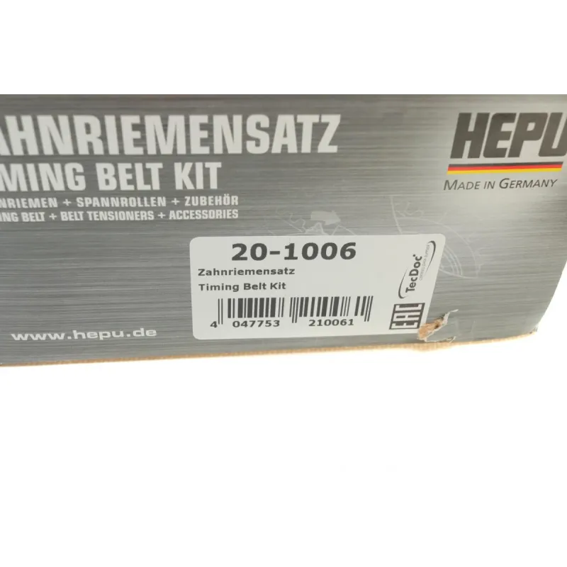 Комплект ГРМ HEPU 20-1006 для Volkswagen Caddy II 1.9TDI 1996-2004, 137 зубців, 25 мм