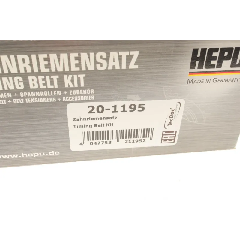 Комплект ГРМ HEPU 20-1195 для Citroen Berlingo/Jumpy 2.0HDI, 141 зуб, 25 мм