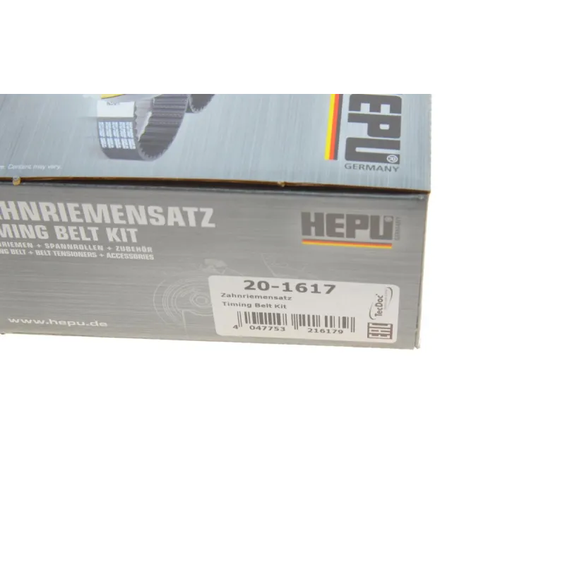 Комплект ГРМ HEPU 20-1617 для Citroen Berlingo/Jumpy 2.0HDI, 141 зуб, 25 мм