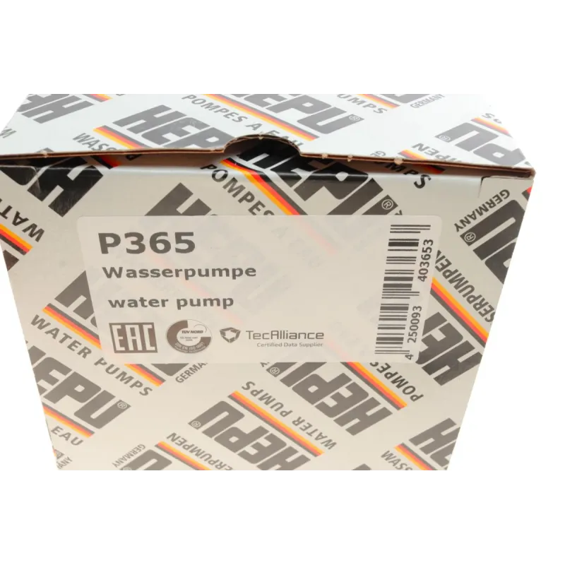 Помпа води HEPU P365 для Opel Insignia, Chevrolet Captiva, Alfa Romeo 159 2.8/3.2/3.6 2004-