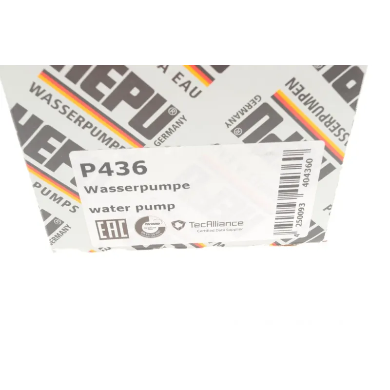 Помпа води HEPU P436 для BMW X1 (F48)/X2 (F39) B38/B42/B48 2014-