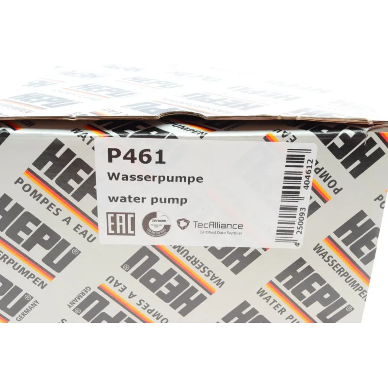 Помпа води HEPU P461 для BMW 3 (E46) 320d, 5 (E39) 520d 1998-2003